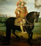 Daniel Orme Equestrian portrait of John Albert II